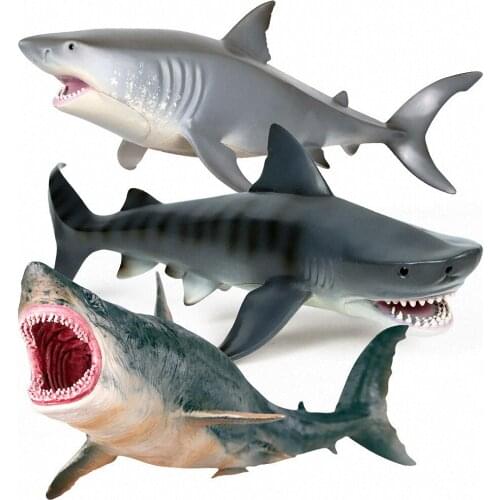 Simulation Sea Life Savage Megalodon Whale Shark Model Action Figure PVC Ocean Marine Animal Educational Collection Toy Kid Gift