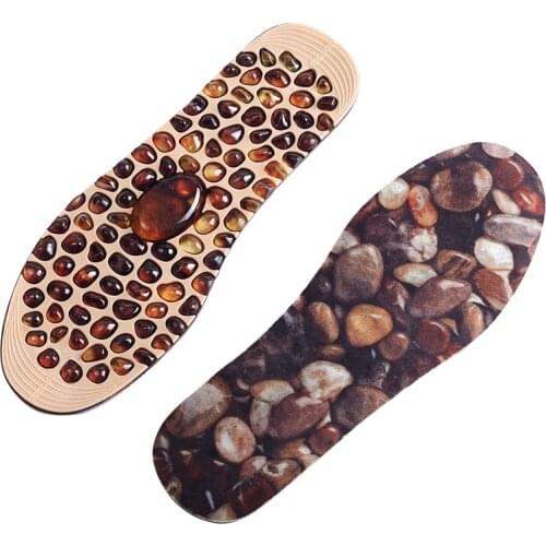 Simulated Pebbles Massage Insole Foot Care Therapy Relief Fatigue Release Pressure Durable TPR Rubber Material Adjustable Size