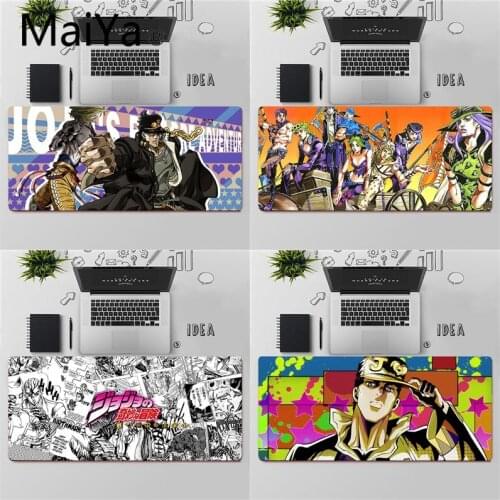 Maiya Jojo Bizarre Adventure Keyboards Mat Rubber Gaming mousepad Desk Mat Free Shipping Large Mouse Pad Keyboards Mat