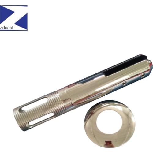 Round Core Drill Glass Spigot Stainless Steel 316 Glass Spigot For Glass Pool Fencing