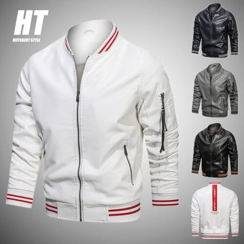 New Mens Leather Jacket Warm Thick Winter Motorcycle Biker PU Jackets Men Casual Windbreaker Fashion Zipper Slim Fit Coats 4XL