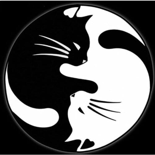 Square/round 5d diamond painting Yin Yang cat cross new Year diamond embroidery plastic crafts Full diamond painting