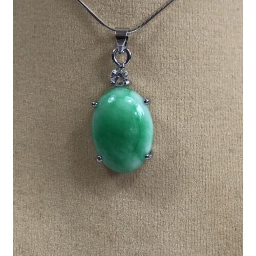 Hot Selling Natural Men Women Hand-Carved Green Jade Pendant Jewelry Fashion Necklace Amulet Classic Pendants