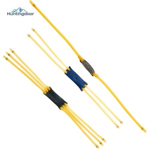3PCS Slingshot Elastic Round Rubber Band Practical Hunting Sports Catapult Kit Set Slingshot Accessories 5.9 inch 1/2/3x Strand
