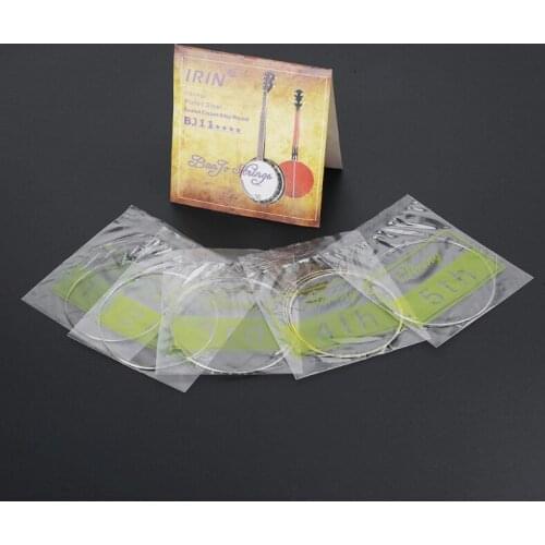 2021 New 5pcs/set BJ11 Banjo String Stainless Steel Coated Copper Alloy Wound (.009-.020) DropShipping