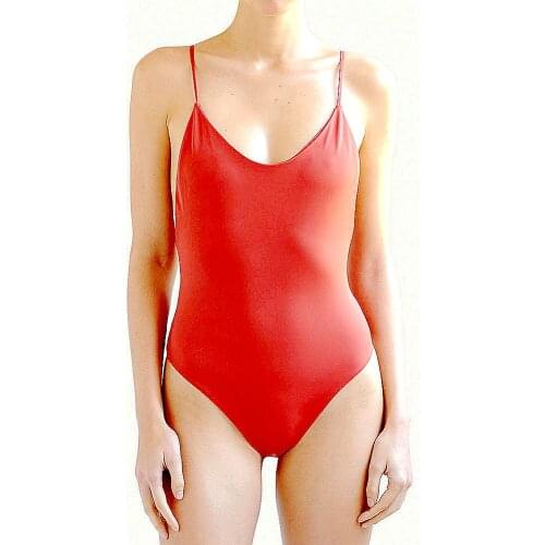 2020 New Bikini Nylon Solid Color Pretty Women Hot Sale Sexy European One Piece Must American