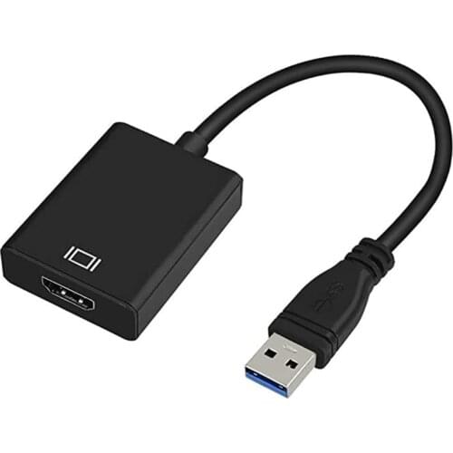 USB to H DMI, USB 3.0/2.0 to H DMI 1081P full H D (male to female) converter 270B