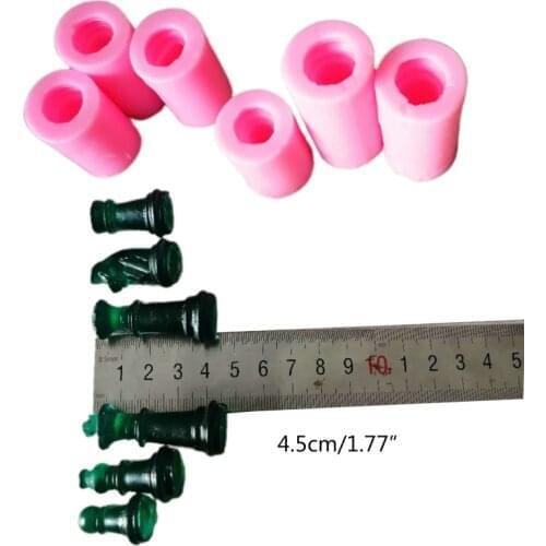 Handmade International Chess Epoxy Resin Mold DIY Crafts Jewelry Silicone Mould 1XCA