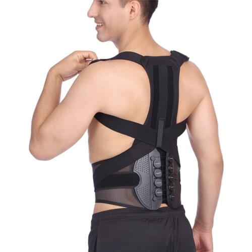 Pulley System Breathable Mesh Posture Corrector Support Belt Waist Posture Correction Lumbar Shoulder Brace Back Straightener