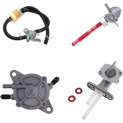 Fuel Petcock Valve & Gas Hose Line & Filter Assembly for 50cc 110cc 125cc 150cc ATV Dirt Bike Scooter Quad Go Kart Parts