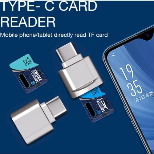 USB Micro SD TF Card Reader USB 3.1 Type C Mini Mobile Phone Memory Card Reader High Speed USB Adapter For Laptop Accessories