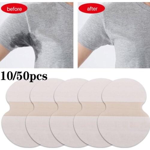 10/50pcs Disposable Underarm Absorbent Absorbent Pad Deodorant Underarm Sweatproof Unisex Deodorant Protective Absorbent Pad
