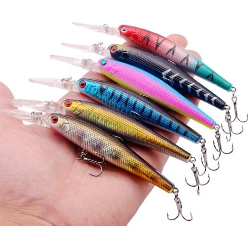 1PCS 12.5cm/13.5g Swimbaits Bass Fish Fishing lure sinking Floating Wobblers Hard bait Crankbait Minnow Lure Fishing tackle
