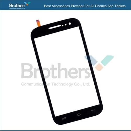 1PC/Lot For Wiko Cink Five Touch Screen Digitizer Touch Panel Lens Glass Black White Color Replacement Part