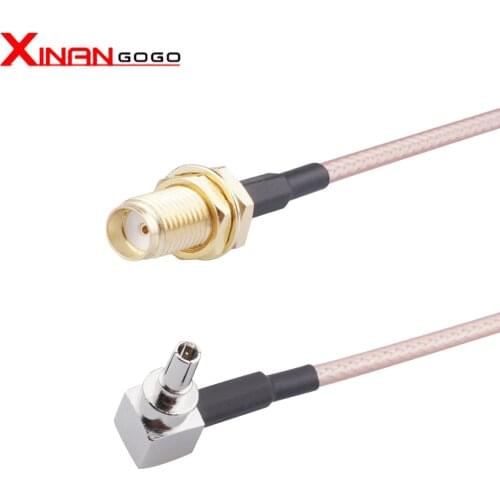 XinAnGoGo 1pcs SMA Female To CRC9 TS9 Pigtail Cable For Huawei 3G Modem RF Coaxial RG316 15CM