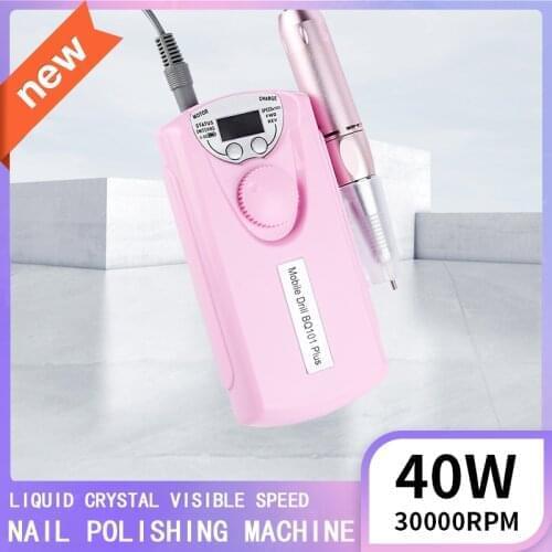 Doddohome Professional Manicure Machine Set Nail Drill Equipment 30000RPM Electric Nails Files Drill Bits Gel Polish Remover