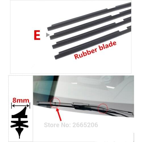 Free shipping car Windscreen Wipers Rubber strip Wiper Blade for Dodge charger journey challenger caliber caravan accessories