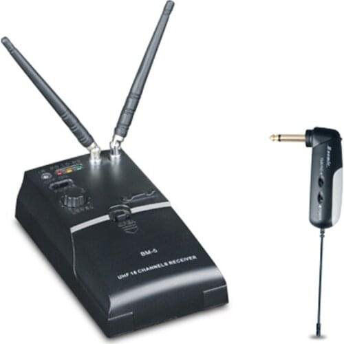 UHF Guitar Wireless Microphone Musical Instrument Mic For Stage Live Show, DJ, Audio Mixer, Line Array Speaker