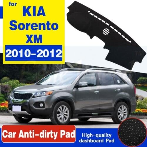 For KIA Sorento 2010 2011 2012 XM Pre-Facelift Anti-Slip Mat Dashboard Cover Pad Sunshade Dashmat Carpet Anti-UV Car Accessories
