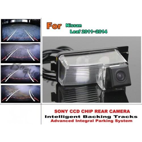 For Nissan Leaf 2011~2014 Intelligent Car Parking Camera with Tracks Module Rear Camera CCD Night Vision