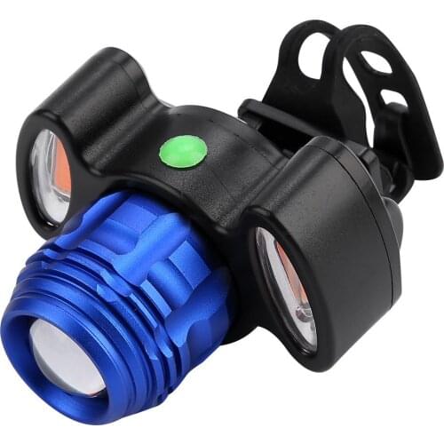 USB Rechargeable Bicycle Light Ultra Bright Bike Light Waterproof LED Bicycle Front Headlight Front Mountain Bicycle Bike Lamp