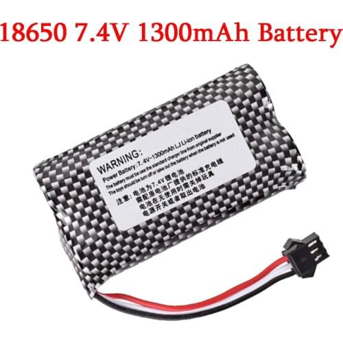 7.4v 1300mAh Li-ion battery for Watch Gesture Sensing Twisted RC stunt car battery parts 18650 7.4v battery FOR RC Cars