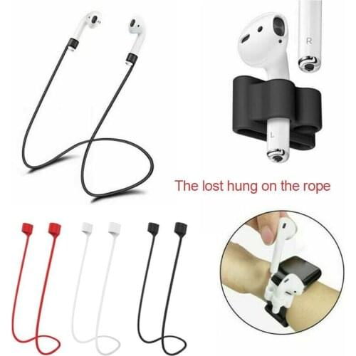 Magnetic Anti-loss Rope For Apple Airpods 1/2/pro Silicone Multicolor Soft Lanyard Rope 55cm F8S1