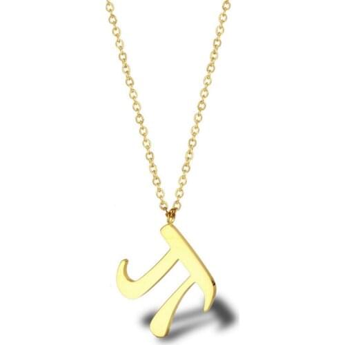 Titanium Steel Math Pi 3.14 Symbol Number Necklace Science Geometry Letter Jewelry for Best Teacher Student Graduation Gift