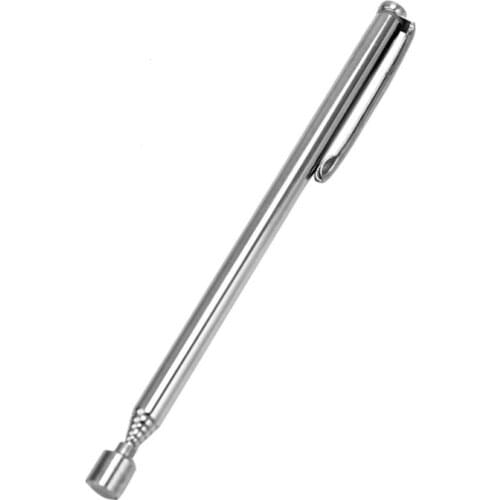 Mini 1PC Portable Telescopic Magnet Magnetic Pen Pick Up Nuts and Bolts Promotion Handheld Tools Adjustable Length Silver Tone