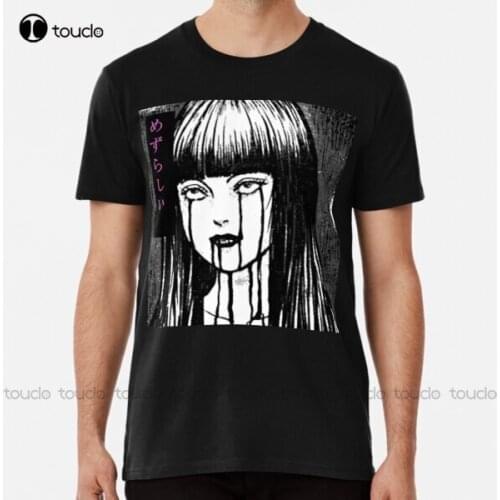 New Slug Girl 1 Horror Manga Japanese Japan Weeb Kanji Premium T-Shirt Cotton Tee Shirt S-5Xl Unisex women t shirts