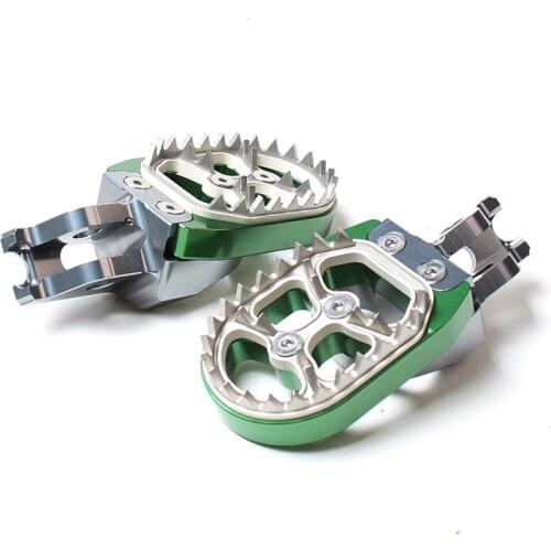 CNC Foot Peg Footpegs Footrest Pedal For Honda CR 125 250 CRF 150R 250R CRF250X CRF450X 250RX 450RX CR125R CR250R CRF250L Rally