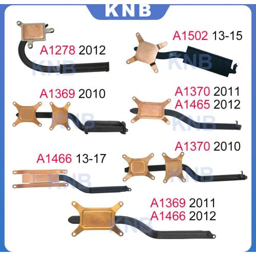 Original CPU Cooling Heat Sink For Macbook Pro A1278 A1342 A1369 A1466 A1370 A1465 A1398 A1425 A1502 A1297 Heatsink