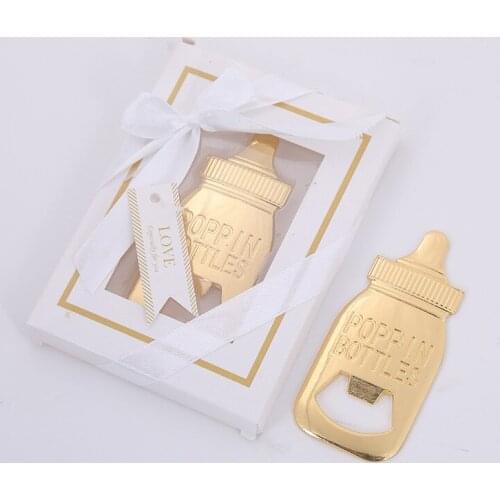 Baby Shower Gifts Back for Guest Supplies Baby Shaped Beer Bottle Opener 100 pcs / lot