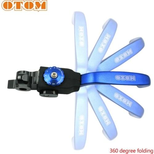 OTOM Motorcycle Brake Handle CNC Aluminum Motorbike Extendable Adjustable Folding Front Levers Handle Grips For KTM HUSQVARNA TE