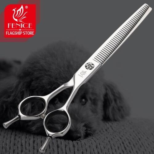 Fenice 7.0 inch Professional Grooming Dog Scissors Thinning Shear For Dog Groomer Thinning Rate 70