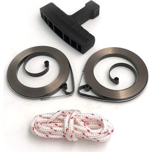 HUNDURE Recoil Starter Handle Grip Rope Spring Kit For Husqvarna 61 268 272 268K 272S Chainsaw Parts #503102405,501520402