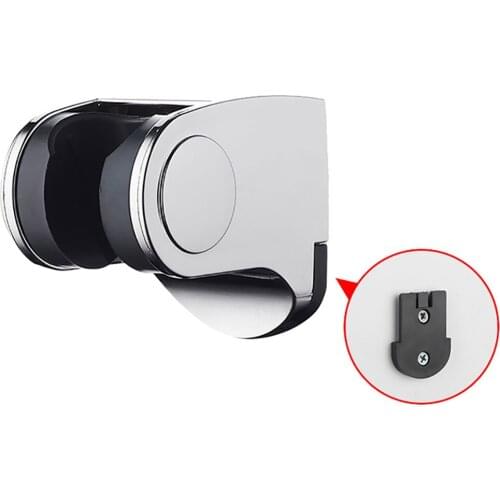Shower Head Handset Holder Chrome Bathroom Wall Mount Adjustable Showerhead Rack Silver Take A Shower Bracket Products