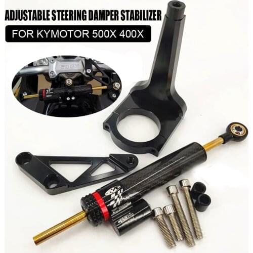 Motorcycle For Montana XR5 XR 5 Adjustable Steering Damper Stabilizer For Colove KY400X KY500X 400X 500X