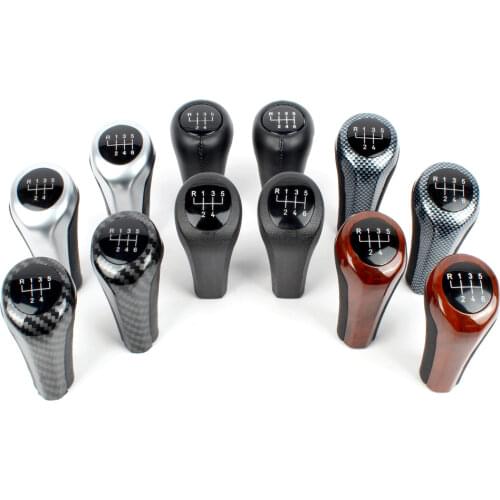 For BMW 1 3 5 6 Series E30 E32 E34 E36 E38 E39 E46 E53 E60 E63 E83 E84 E90 E91 Car-Styling 6 Speed Gear Stick Shift Knob