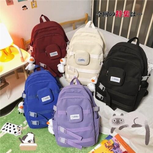2021 New Sale School Backpacks Large Capacity Travel Womens Backpack Casual College Students School Bags for Girls