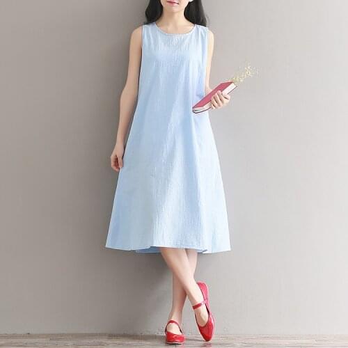 Sifafos Summer Linen Dresses