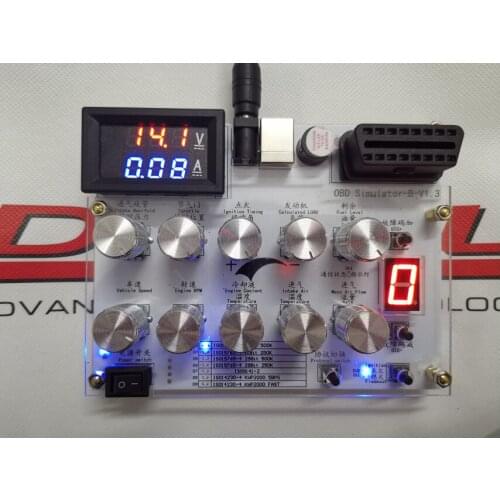 Car ECU simulator/OBD simulator/J1939/OBD II/ELM327 development test/CAN customization