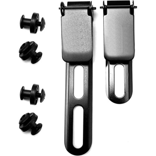 Universal Scabbard Belt Clip Folding Pocket Knife Sheath Waist Clamp Outdoor Gear Fixture Grip DIY Back Clip w/ Screws For Kydex