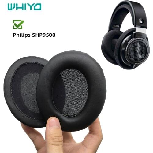 Whiyo 1 pair of Ear Pads Cushion Replacement for Philips SHP9500 SHP 9500 Headphones Accessories