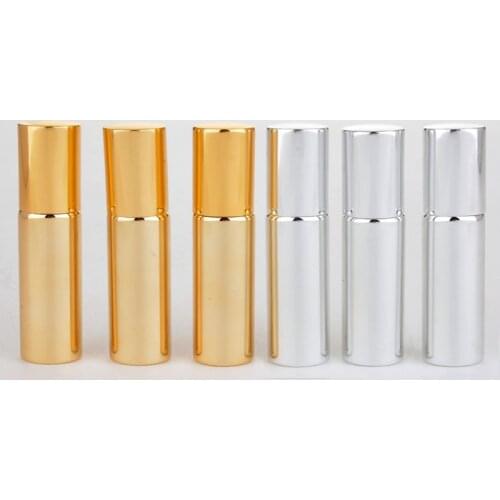 Brand new 500PCS 10ML Glass Refillable Perfume Bottle With Metal Spray&Empty Case perfume bottles atomizer glass perfume bottles