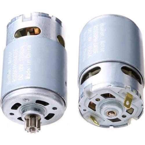 Stable 12 Teeth Gear RS550 Motor 12V / 16.8V /21V 3mm Shaft Dia. Replacement For Cordless Drill Driver Screwdriver Mayitr