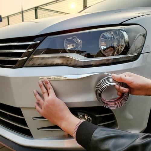 Car-styling 10mmx15m DIY Car decoration Chrome Strip sticker for Jeep Grand Cherokee/Compass/Commander/Wrangler/Rubicon/SAHALA