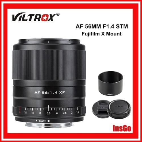 Viltrox 56mm F1.4 Auto Focus Portrait Large Aperture Lens Telephoto Lens for Fujifilm Fuji X Mount Camera Lens X-T30 X-T3 X-T2