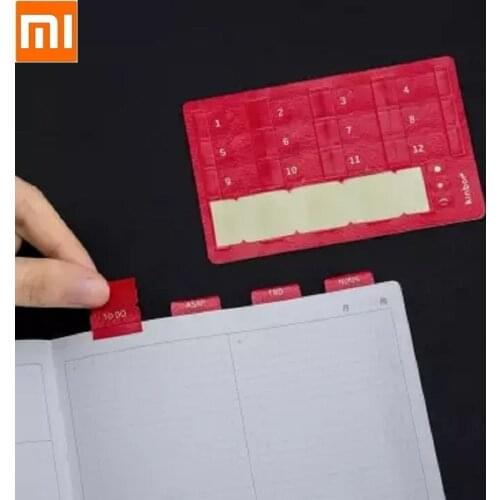 Youpin Index Sticky Notes Notebook Planner Accessories Tool Index Sticky Sticker Message Notes Scratch Pad PU Leather sticker