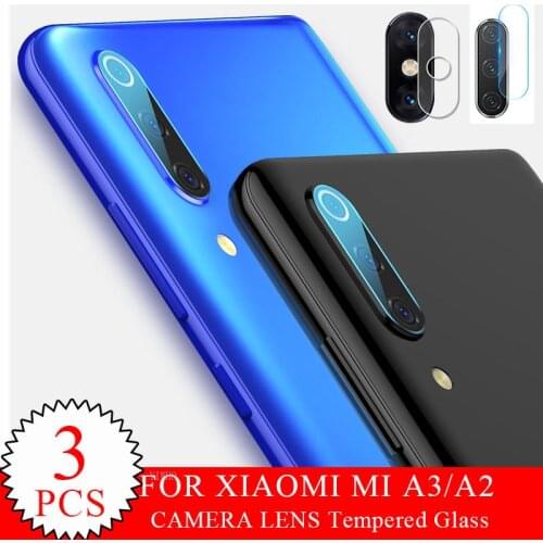 Protective Glass for Xiaomi Mi A3 A2 6x Camera Lens Glass Film Protector Tempered glasses on For Xiomi Xaomi Xiami Xioami A 2 3